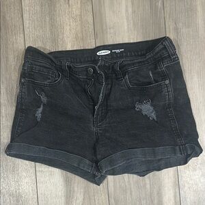Old Navy Women's Black Denim Shorts
